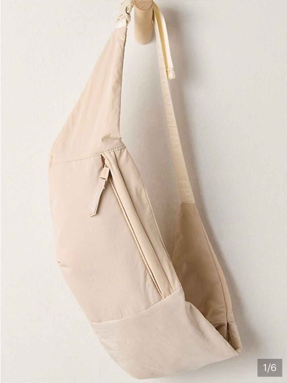 Free People Studio Waist Sling Bag. NWT. Ivory